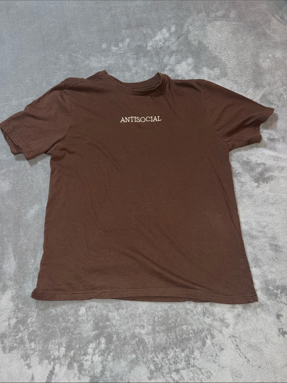 Brown Graphic Tee - Men